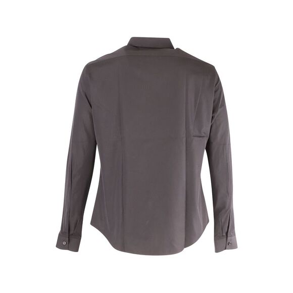 Balenciaga Long Sleeve Shirt in Black Cotton